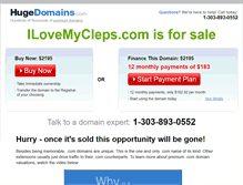 Tablet Screenshot of ilovemycleps.com